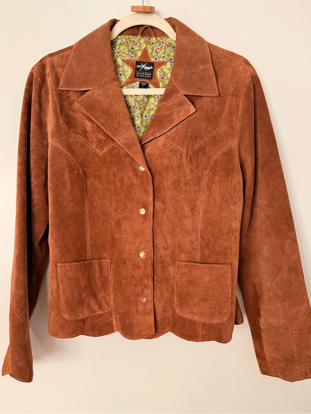 Wilson’s Vintage Brown Suede Jacket🍂